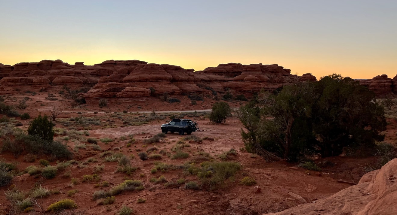 For example, going on a road trip with my mountain bike