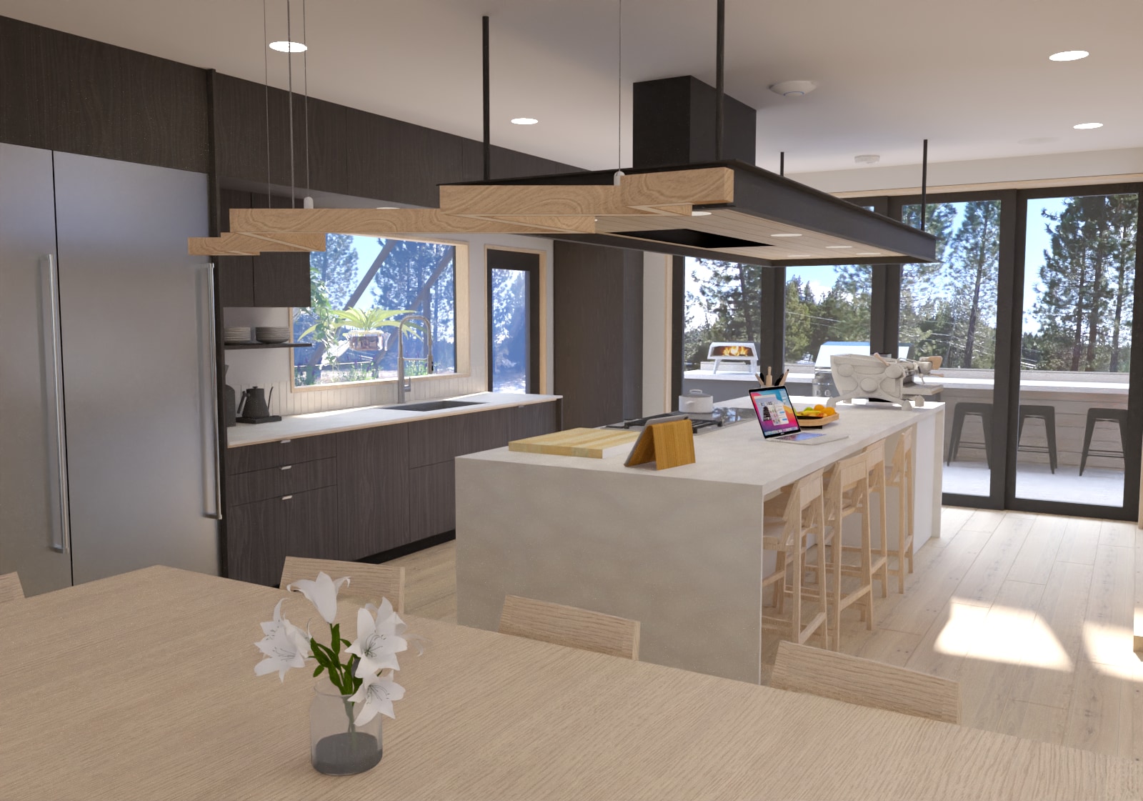 Kitchen / Great Room Render