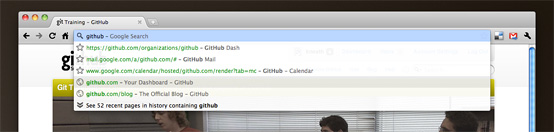 Chrome's URL bar